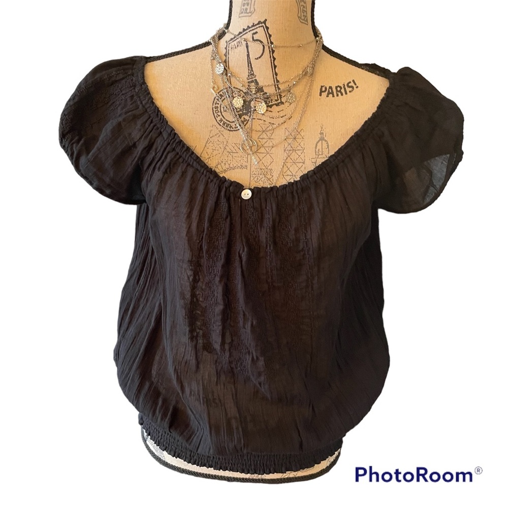 Guess Black Blouse size M